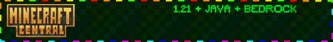 Minecraft Central Server Banner Minecraft Central Server Banner
