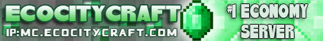 EcoCityCraft Server Banner EcoCityCraft Server Banner
