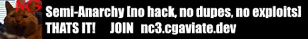 nc3 - Semi-Anarchy Survival Server Banner nc3 - Semi-Anarchy Survival Server Banner