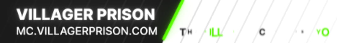 Villager Prison Server Banner Villager Prison Server Banner