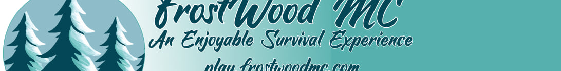 FrostWood MC Server Banner