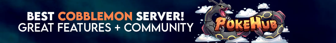 PokeHub Cobblemon Server Banner PokeHub Cobblemon Server Banner