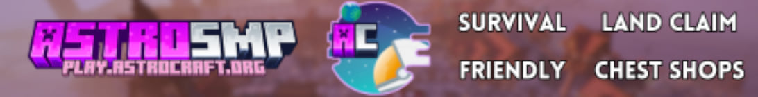 AstroCraft Server Banner AstroCraft Server Banner