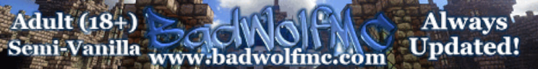 BadWolfMC Server Banner