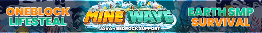 MineWave Server Banner