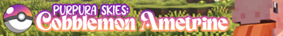Purpura Skies Cobblemon Ametrine Server Banner