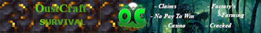 oustcraft Server Banner oustcraft Server Banner