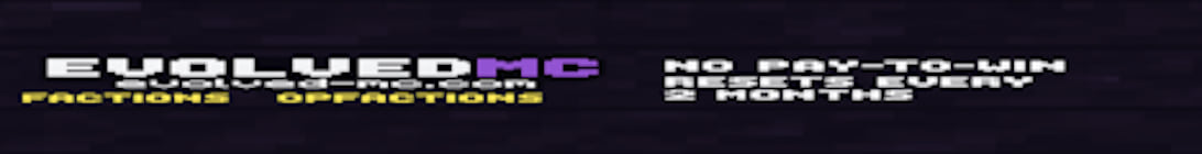 EvolvedMC Server Banner
