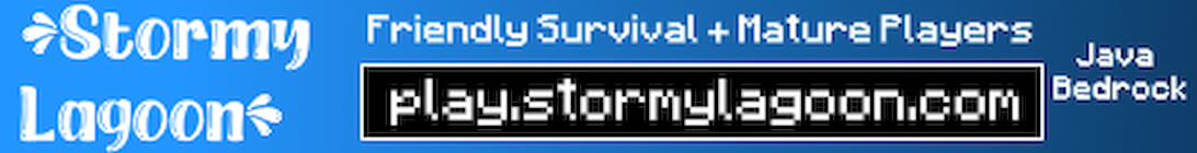 Stormy Lagoon Server Banner Stormy Lagoon Server Banner