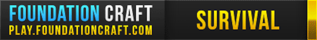 Foundation Craft Server Banner Foundation Craft Server Banner