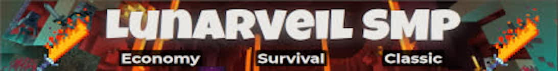 LunarVeil SMP Server Banner LunarVeil SMP Server Banner