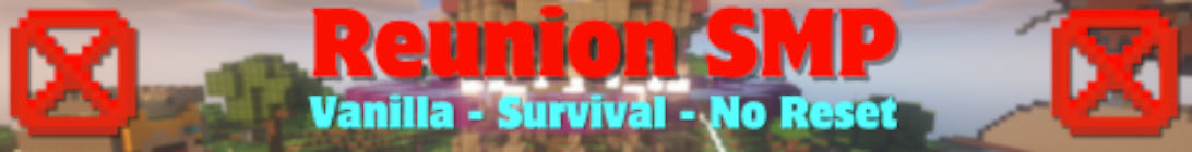 Reunion SMP Server Banner Reunion SMP Server Banner
