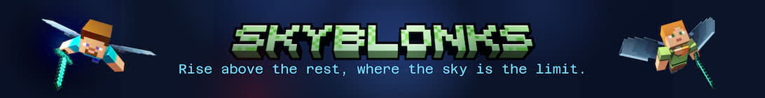 Skyblonks Server Banner Skyblonks Server Banner
