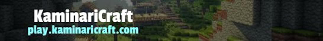 KaminariCraft Server Banner KaminariCraft Server Banner