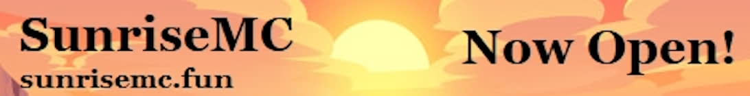 Sunrise SMP Server Banner