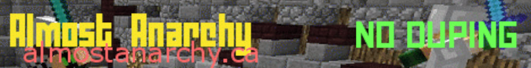 AlmostAnarchy Server Banner AlmostAnarchy Server Banner