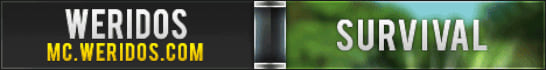 Weridos Survival Server Banner Weridos Survival Server Banner