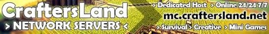 CraftersLand Network Server Banner CraftersLand Network Server Banner