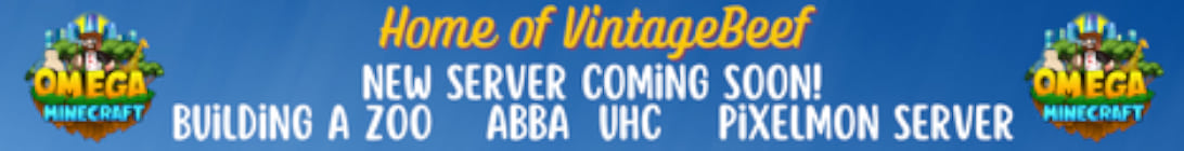 Omega Minecraft Server Banner