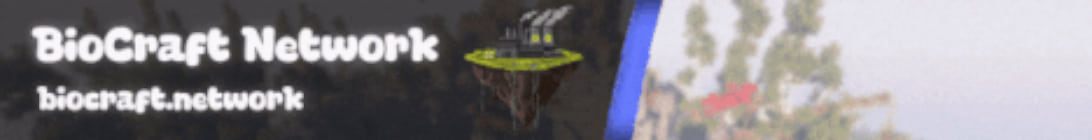 BioCraft Server Banner