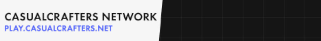 CasualCrafters Server Banner