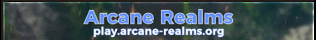 Arcane Realms Server Banner