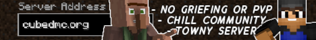 CubedMC Server Banner CubedMC Server Banner
