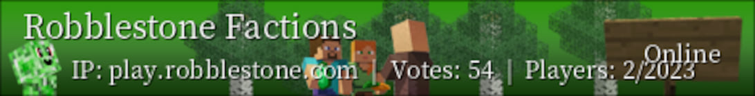 Robblestone Server Banner