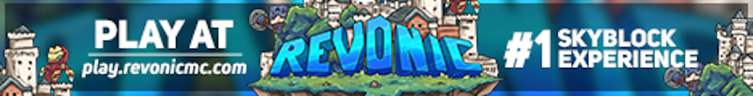 RevonicMC RPG Skyblock Server Banner