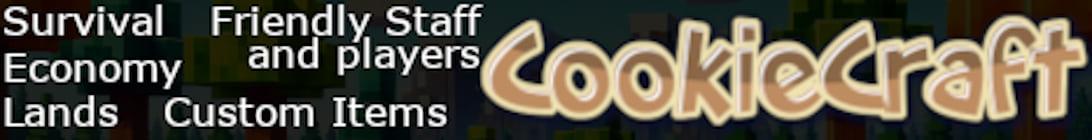 CookieCraft SMP Server Banner
