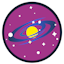 Golden Galaxy MC Server Logo